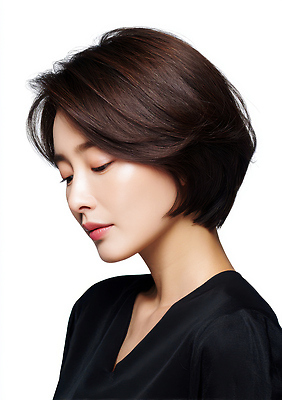 JPG 편집이미지 여자 패션 얼굴 짧은머리 한명 미소 성인 뷰티 머리카락 매력적 우아함 이발 보브컷 스타일링 의료성형뷰티 성인여자한명만 편집실사 AI인물포토 AI콘텐츠 1 헤어스타일 컨셉 표정 사람 신체부위 머리 CG 여자한명만 성인여자만 파일형식 AI포토