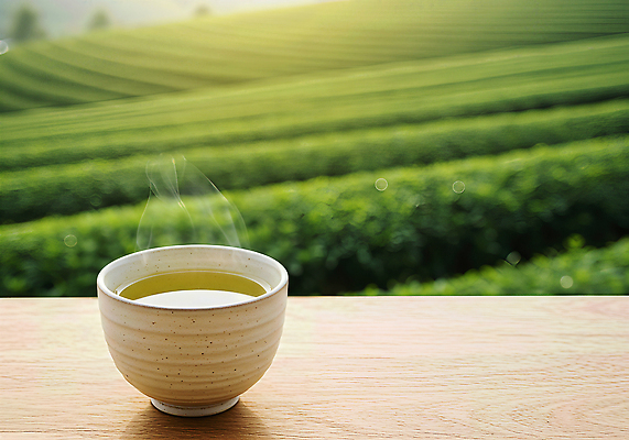 JPG 편집이미지 자연 따뜻함 사람없음 야외 초록색 햇빛 농장 평화 차 수증기 찻잔 보케 힐링 녹차밭 나무탁자 녹차잎 차밭 편집실사 AI포토 AI콘텐츠 음료 컬러 컨셉 밭 농업 탁자 잔 태양 녹차 CG 생태계 찻잎 파일형식
