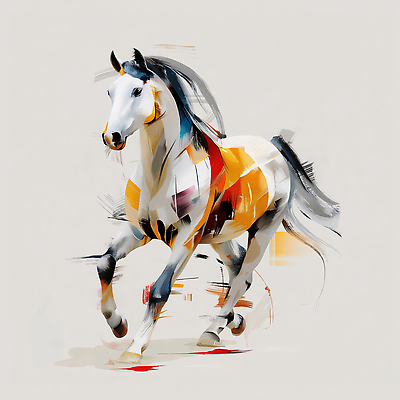 JPG 예술 일러스트 붓터치 사람없음 달리기 힘 표현 체험 우아함 역동적 말띠 생동감 창의성 국내일러스트 병오년 AI일러스트 AI콘텐츠 컨셉 모션 십이지신 말_동물 파일형식 2026년