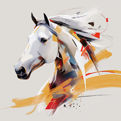 JPG 디자인 예술 일러스트 붓터치 풍경 사람없음 자유 표현 우아함 역동적 말띠 강렬 생동감 창의성 스타일 국내일러스트 병오년 AI일러스트 AI콘텐츠 컨셉 십이지신 말_동물 파일형식 2026년