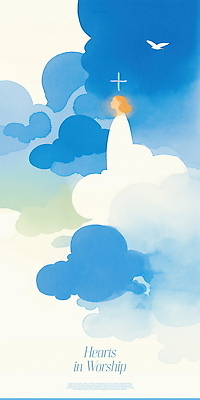 PSD 구름 여자 기독교 예술 상징 백그라운드 십자가 일러스트 하늘 미술 한명 파란색 평화 신성 백비둘기 국내일러스트 자연요소 1 종교 컬러 컨셉 문화예술 사람 비둘기 파일형식