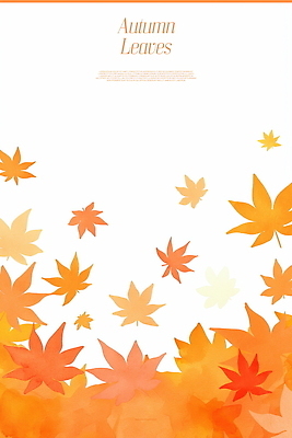 PSD 단풍 낙엽 일러스트 자연 풍경 사람없음 주황색 가을 흩날리기 국내일러스트 계절 컬러 잎 모션 생태계 파일형식