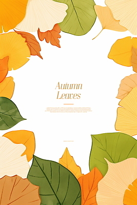 PSD 식물 디자인 예술 백그라운드 단풍 낙엽 일러스트 자연 나뭇잎 프레임 사람없음 가을 카피스페이스 국내일러스트 계절 잎 공백 생태계 파일형식