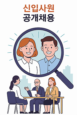 전신 여자 남자 일러스트 돋보기 직장 대화 앉기 정장 여러명 성장 질문 회의실 준비 신입사원 기회 화합 모집 소통 구인구직 면접관 인재 공개채용 국내일러스트 AI파일 옷 다수 컨셉 회사 비즈니스 모션 말하기 사람 구직 면접 구인 채용 파일형식 벡터