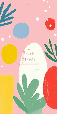 PSD 예술 백그라운드 잎 일러스트 붓터치 추상 수채화 사람없음 그래픽 페인트 색칠 원형 감각 파스텔 창의성 국내일러스트 도형 식물 무늬 학용품 파일형식