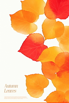 PSD 백그라운드 단풍 일러스트 자연 따뜻함 풍경 사람없음 빨간색 가을 흩날리기 국내일러스트 계절 컬러 잎 모션 생태계 파일형식