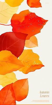 PSD 백그라운드 단풍 일러스트 자연 따뜻함 풍경 사람없음 빨간색 노란색 주황색 가을 변화 흩날리기 국내일러스트 계절 컬러 컨셉 잎 모션 생태계 파일형식