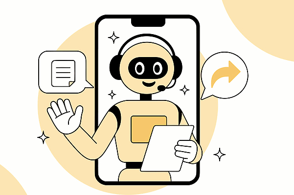 일러스트 커뮤니케이션 미래 친절 기술 대화 손짓 사람없음 스마트폰 디지털 헤드셋 정보 도움 상담원 고객 로봇 서비스 상담 소통 혁명 응답 AI_인공지능 국내일러스트 AI파일 음향기기 컨셉 모션 말하기 핸드폰 스마트기기 헤드폰 사무원 파일형식 벡터