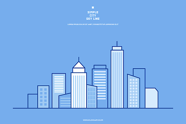 건축물 디자인 일러스트 아파트 사람없음 건물 파란색 고층빌딩 도심 모던 스카이라인 국내일러스트 AI파일 건축 컬러 주택 빌딩 도시 파일형식 벡터