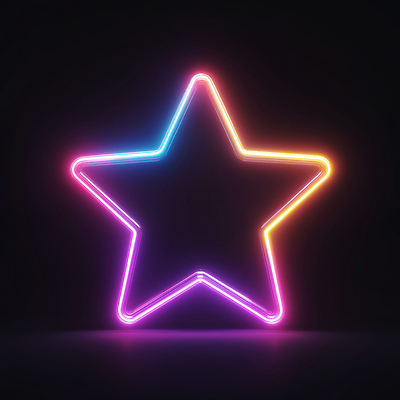 JPG 모양 편집이미지 디자인 별 예술 선 조명 프레임 사람없음 장식 빛 컬러풀 검은색 어둠 화려 분위기 공예 모던 창의성 네온아트 편집실사 AI컴퓨터그래픽 AI콘텐츠 자연요소 컬러 컨셉 취미 CG 네온 파일형식