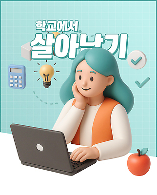 PSD 편집이미지 학생 여자 전구 학교 아이디어 한명 미소 상반신 노트북 학습 컴퓨터 3D 턱괴기 계산기 타이핑 사과 체크표시 민트색 서바이벌 생존 편집3D 1 교육 컬러 컨셉 과일 모션 문구용품 표정 사람 전자제품 장비 디지털합성 확인 파일형식