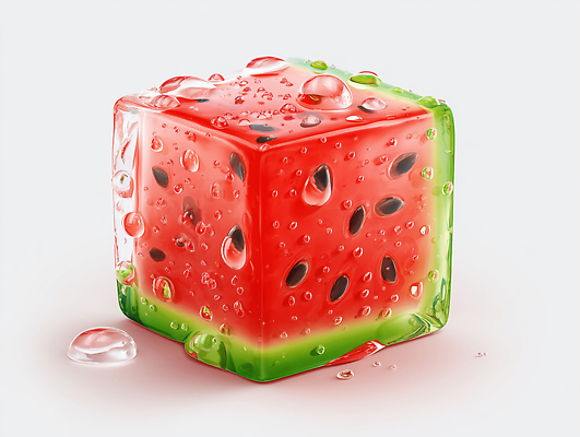JPG 편집이미지 과일 사람없음 빨간색 여름 얼음 촉촉함 물방울 수분 시원함 큐브 수박조각 얼림 편집실사 AI컴퓨터그래픽 AI콘텐츠 자연요소 계절 컬러 조각 컨셉 수박 젖음 CG 파일형식