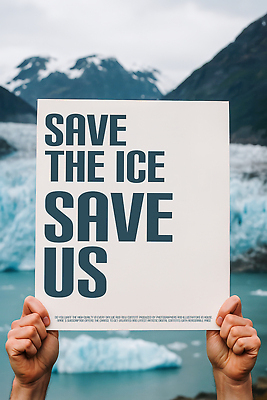 PSD 구름 편집이미지 손 하늘색 하늘 들기 신체부위 자연보호 그린캠페인 얼음 팻말 메시지 빙하 지구온난화 편집3D 녹이기 자연요소 캠페인 모션 자연 프레임 사람 파란색 3D 보호 기후변화 파일형식