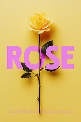 PSD 편집이미지 꽃잎 포스터 잎 사람없음 장미 노란색 화사함 싱그러움 이미지편집 식물 꽃 컬러 컨셉 파일형식