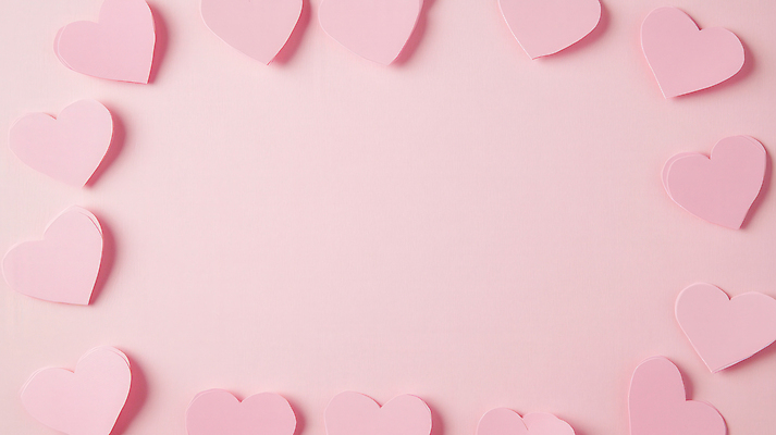 JPG 편집이미지 기념일 종이 분홍색 프레임 사랑 이벤트 사람없음 로맨틱 하트 오브젝트 편집실사 AI포토 AI콘텐츠 모양 감정 컬러 컨셉 CG 파일형식