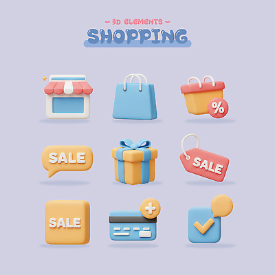 PSD 아이콘 말풍선 사람없음 선물상자 쇼핑 3D아이콘 쇼핑백 3D 꼬리표 세일 상점 신용카드 플러스 오브젝트 체크표시 가격표 엘리먼트 편집3D 기호 가방 선물 금융 상자 라벨 디지털합성 확인 파일형식
