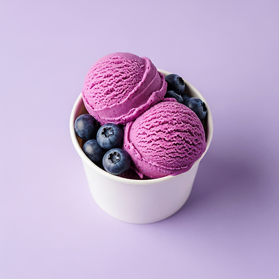 JPG 편집이미지 아이스크림 사람없음 컵 여름 보라색 달콤 맛 차가움 블루베리 편집실사 AI포토 AI콘텐츠 식기 계절 컬러 컨셉 과일 디저트 CG 파일형식