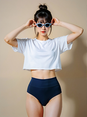 JPG 편집이미지 옷 여자 포즈 티셔츠 장신구 바지 밝음 한명 상반신 성인 캐주얼 여름 청춘 선글라스 뷰티 손들기 개성 여름옷 베이지색 의료성형뷰티 성인여자한명만 편집실사 AI인물포토 AI콘텐츠 1 계절 안경 컬러 컨셉 셔츠 모션 하의 사람 CG 여자한명만 성인여자만 파일형식 여름_계절 AI포토