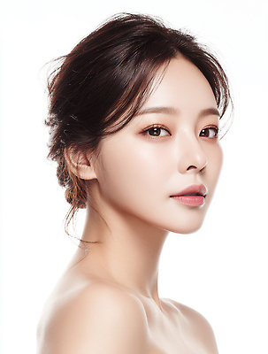 JPG 모델 편집이미지 여자 얼굴 한명 미소 상반신 성인 앞모습 뷰티 피부 의료성형뷰티 성인여자한명만 편집실사 AI인물포토 AI콘텐츠 1 뷰포인트 표정 사람 신체부위 CG 여자한명만 성인여자만 파일형식 AI포토