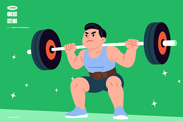 남자 포즈 일러스트 근육 건강 한명 운동복 헬스 힘 역기 집중 연습 근력 국내일러스트 AI파일 1 옷 컨셉 사람 운동 파일형식 벡터
