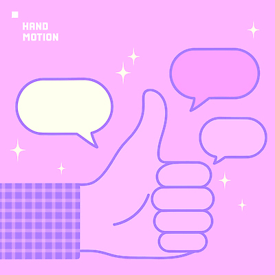 손 분홍색 말풍선 일러스트 커뮤니케이션 대화 신체부위 따봉 소통 국내일러스트 AI파일 컬러 컨셉 말하기 사람 최고 파일형식 벡터