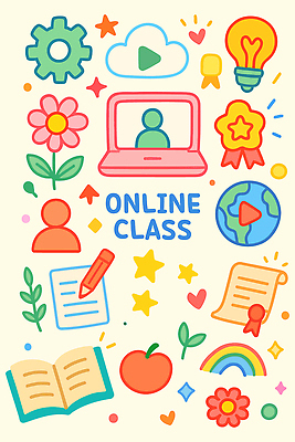 꽃 무지개 일러스트 전구 사람모양 사람없음 책 노트북 연필 사과 상 오브젝트 톱니바퀴 온라인강의 국내일러스트 AI파일 자연요소 모양 식물 과일 학용품 전자제품 필기구 강의 상패 파일형식 벡터 언택트