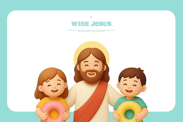 PSD 편집이미지 여자 남자 기독교 어린이 사랑 웃음 들기 상반신 세명 3D 기쁨 천주교 예수 즐거움 튜브 편집3D 감정 종교 모션 표정 사람 신_종교 디지털합성 파일형식