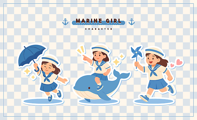 전신 여자 일러스트 우산 세명 달리기 비행 가리킴 잡기 승차 고래 바람개비 즐거움 격자 마린룩 일러캐릭터 AI파일 캐릭터 옷 감정 무늬 포유류 모션 사람 손짓 수중동물 파일형식 벡터