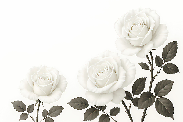 JPG 잎 일러스트 자연 사람없음 장미 국내일러스트 AI일러스트 AI콘텐츠 식물 꽃 생태계 파일형식