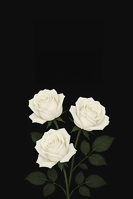 JPG 잎 일러스트 자연 사람없음 장미 어둠 국내일러스트 AI일러스트 AI콘텐츠 식물 꽃 생태계 파일형식