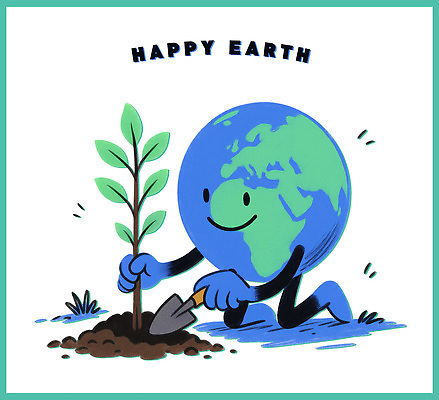 PSD 나무 행복 일러스트 자연 미소 웃음 사람없음 귀여움 흙 보호 낙서 모종삽 식목일 그림 친환경 나무심기 국내일러스트 일러캐릭터 지구캐릭터 식물 캐릭터 기념일 감정 지구 컨셉 표정 환경 삽 생태계 심기 파일형식