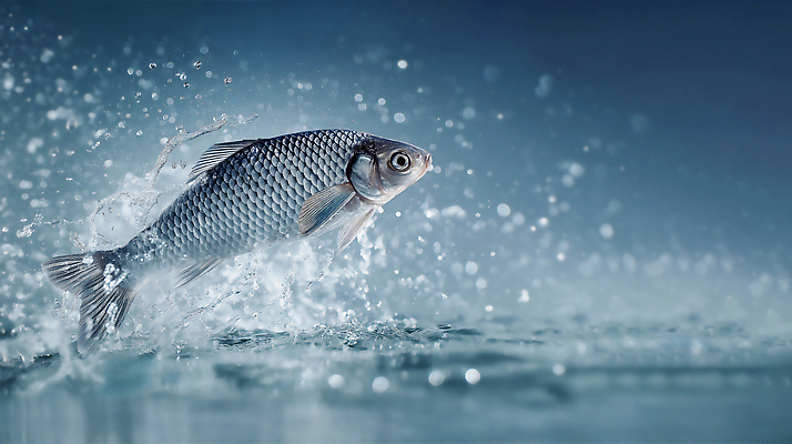 JPG 편집이미지 어류 사람없음 점프 물방울 수면 생태계 편집실사 AI포토 AI콘텐츠 모션 물 수중동물 CG 파일형식