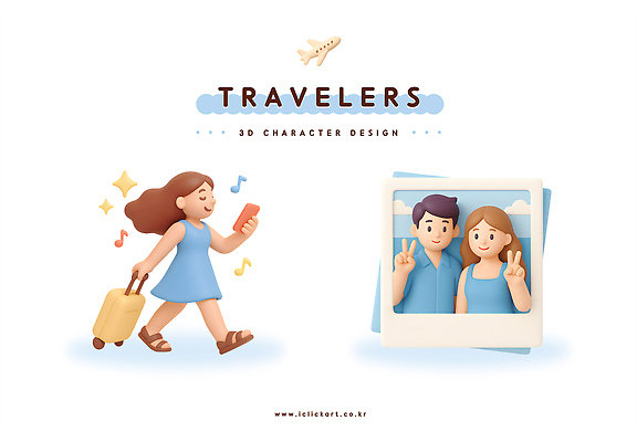 PSD 편집이미지 커플 여자 남자 행복 여행 음표 3D캐릭터 들기 세명 반짝임 스마트폰 3D 여행객 걷기 귀여움 캐리어 자유 당기기 즐거움 브이 폴라로이드사진 편집3D 캐릭터 기호 감정 음악 컨셉 관계 모션 사람 손짓 핸드폰 스마트기기 여행가방 디지털합성 폴라로이드 파일형식