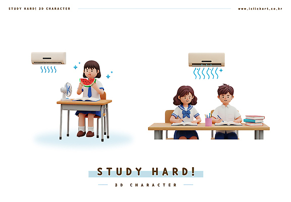 전신 PSD 편집이미지 여자 남자 의자 교실 교재 3D캐릭터 미소 들기 앉기 세명 친구 반짝임 스터디 펜 잡기 선풍기 시원함 먹기 에어컨 집중 책상 수박조각 열공 열심 하복 중고등학생 편집3D 캐릭터 교육 교복 조각 가구 컨셉 학교 관계 모션 중학생 고등학생 수박 표정 사람 학습 필기구 3D 가전제품 여름옷 파일형식