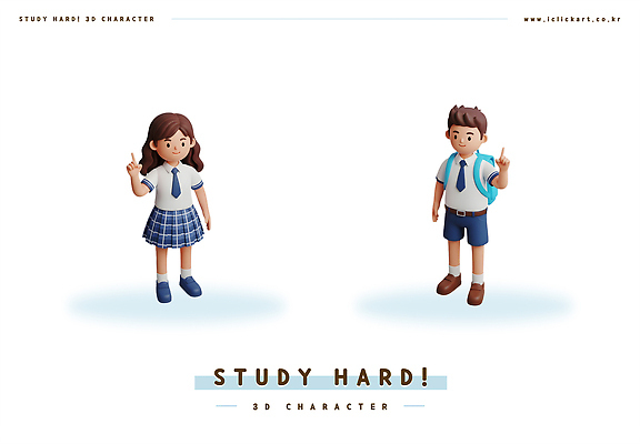 전신 PSD 편집이미지 여자 남자 책가방 3D캐릭터 미소 두명 스터디 3D 가리킴 열정 열공 열심 하복 중고등학생 편집3D 캐릭터 감정 교복 가방 중학생 고등학생 표정 사람 손짓 학습 디지털합성 여름옷 파일형식