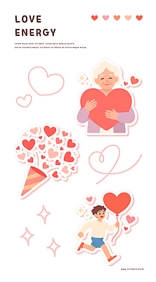 전신 여자 남자 할머니 분홍색 일러스트 안기 폭죽 사랑 미소 상반신 두명 반짝임 달리기 에너지 잡기 하트풍선 국내일러스트 AI파일 노년 감정 컬러 모션 표정 사람 하트 풍선 파일형식 벡터