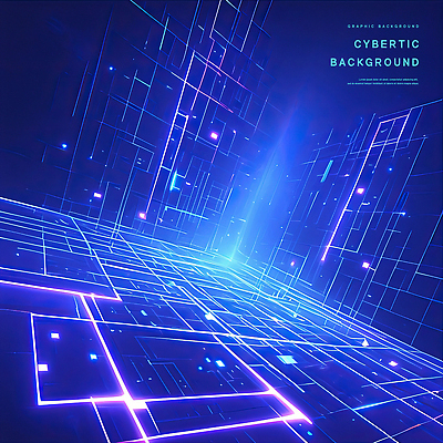 PSD 백그라운드 일러스트 사람없음 그래픽 파란색 빛 디지털 공간 회로판 사이버 직선 네온 국내일러스트 선 컬러 파일형식