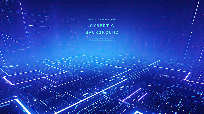 PSD 백그라운드 일러스트 사람없음 그래픽 파란색 빛 디지털 회로판 사이버 직선 네온 국내일러스트 선 컬러 파일형식