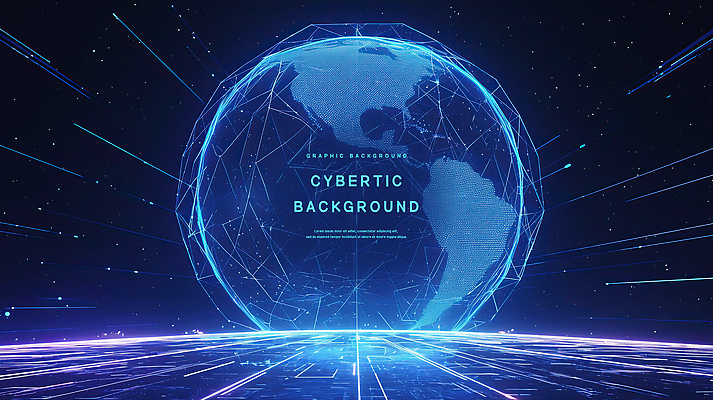 PSD 지구 백그라운드 일러스트 사람없음 그래픽 파란색 빛 디지털 회로판 사이버 직선 네온 국내일러스트 선 컬러 파일형식