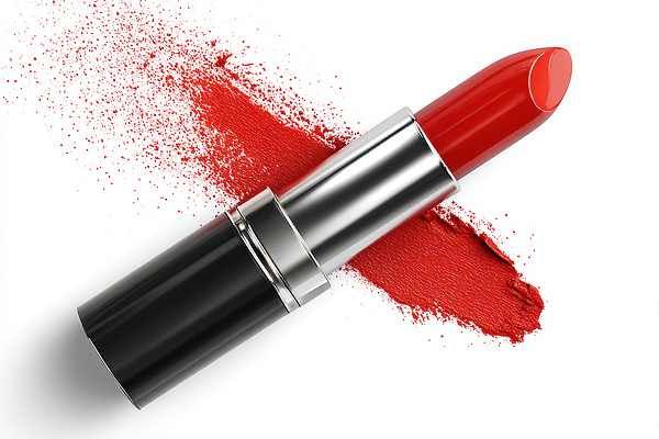 JPG 편집이미지 자국 사람없음 빨간색 화장 립스틱 화려 고급 질감 바르기 광택 편집실사 AI컴퓨터그래픽 AI콘텐츠 컬러 컨셉 모션 뷰티 화장품 CG 파일형식