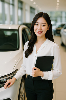 JPG 편집이미지 여자 자동차 안내 영업 설명 한명 미소 웃음 들기 정장 성인 판매 상점 비즈니스우먼 서비스 문서 영업사원 의료성형뷰티 성인여자한명만 편집실사 AI인물포토 AI콘텐츠 1 옷 육상교통 비즈니스 모션 표정 사람 직장인 CG 여자한명만 성인여자만 파일형식 AI포토