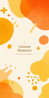 모양 PSD 예술 백그라운드 일러스트 추상 수채화 사람없음 주황색 가을 겹침 기하학 카피스페이스 국내일러스트 계절 컬러 무늬 공백 파일형식