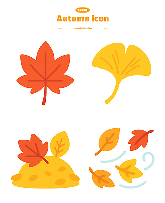 아이콘 단풍 낙엽 바람 나뭇잎 사람없음 주황색 가을 오브젝트 은행잎 무더기 엘리먼트 흩날리기 2D아이콘 AI파일 자연요소 계절 컬러 잎 모션 날씨 파일형식 벡터