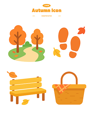 나무 아이콘 공원 길 낙엽 벤치 단풍나무 나뭇잎 따뜻함 사람없음 소풍 주황색 가을 발자국 오브젝트 소풍바구니 엘리먼트 2D아이콘 AI파일 식물 계절 공공시설 컬러 단풍 잎 의자 자국 야외활동 바구니 파일형식 벡터