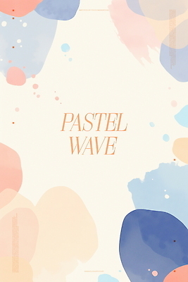 PSD 하늘색 백그라운드 일러스트 추상 수채화 프레임 사람없음 얼룩 번짐 겹침 살구색 카피스페이스 국내일러스트 컬러 무늬 파란색 공백 파일형식 효과