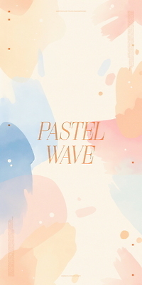 PSD 하늘색 백그라운드 일러스트 추상 수채화 프레임 사람없음 그림 번짐 겹침 살구색 카피스페이스 국내일러스트 컬러 무늬 파란색 공백 파일형식 효과