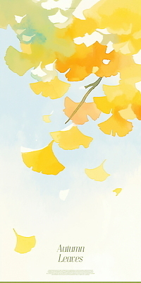 PSD 낙엽 일러스트 자연 하늘 수채화 사람없음 가을 나뭇가지 은행잎 국내일러스트 나무 계절 잎 생태계 파일형식