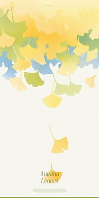 PSD 백그라운드 낙엽 일러스트 자연 수채화 사람없음 가을 은행잎 국내일러스트 계절 잎 생태계 파일형식
