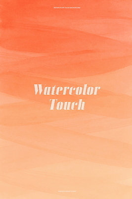 PSD 백그라운드 일러스트 붓터치 수채화 사람없음 그라데이션 코랄 국내일러스트 컬러 파일형식