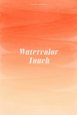 PSD 백그라운드 일러스트 붓터치 수채화 사람없음 그라데이션 코랄 국내일러스트 컬러 파일형식